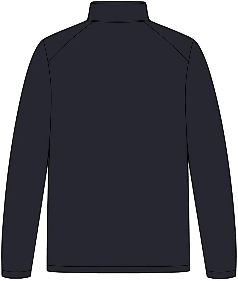 Pinpoint Mesh 1/2-Zip in Battleship Grey