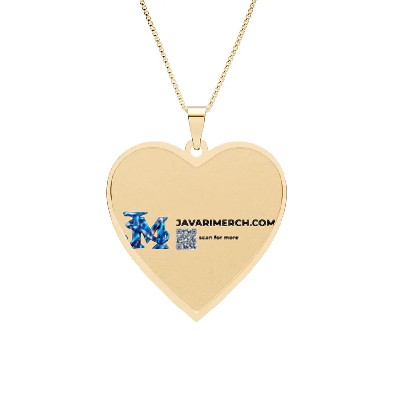 Heart Frame Photo Pendant in Gold Plated