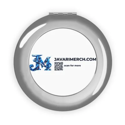 Compact Travel Mirror in Silver