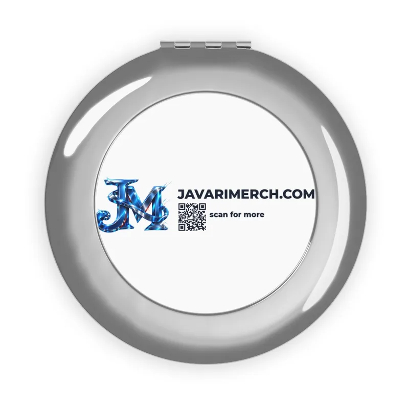 Compact Travel Mirror in Silver