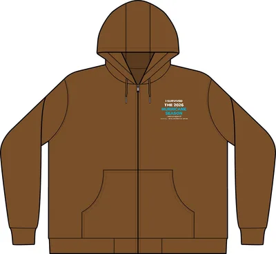 Duck Cloth Hooded Work Jacket in Duck Brown