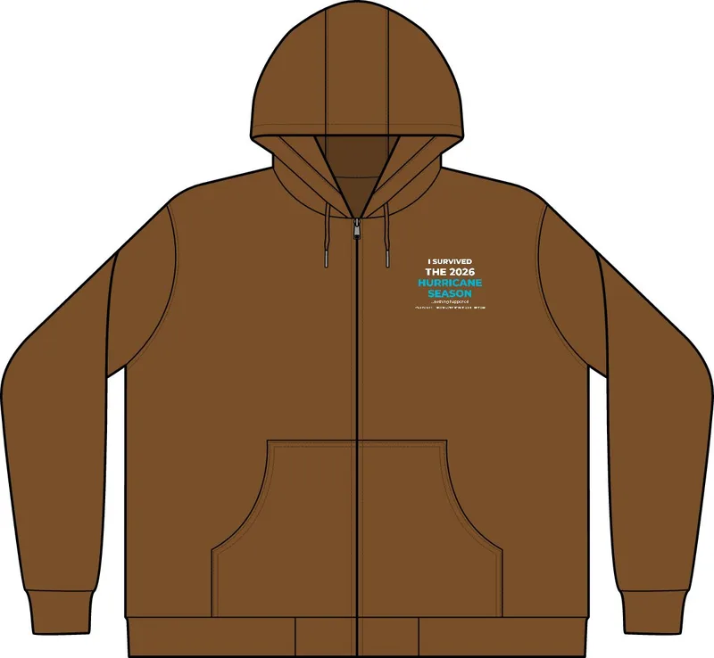 Duck Cloth Hooded Work Jacket in Duck Brown