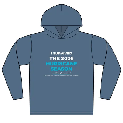 Microterry Pullover Hoodie in Dusk Blue