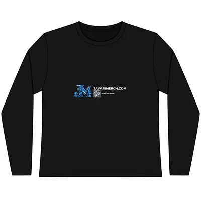 Women's Jersey Long Sleeve Tee in Black
