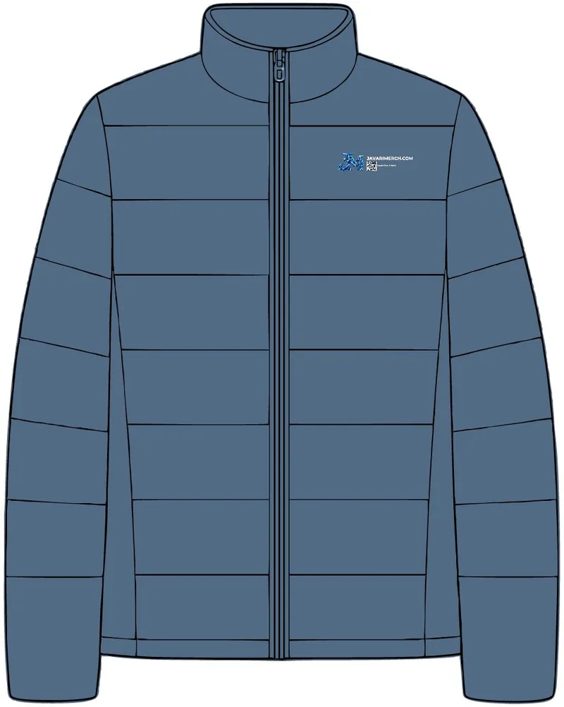 Puffer Jacket in Dusk Blue