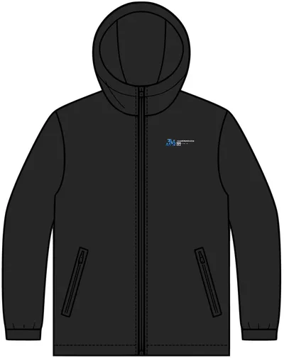 Section Zip Jacket in Black