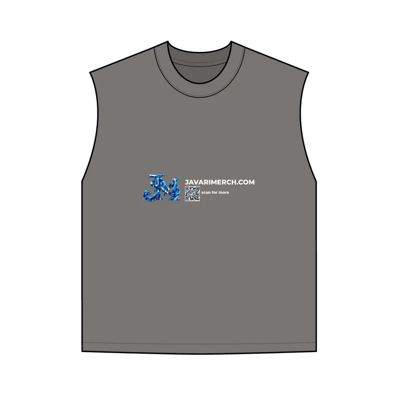 Men's Heavy Faded Tank in Faded Grey