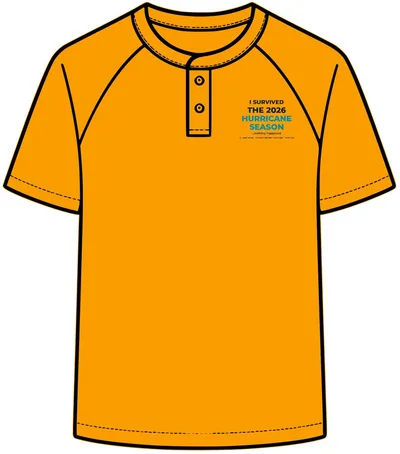 Men's Attain Two-Button Jersey in Gold