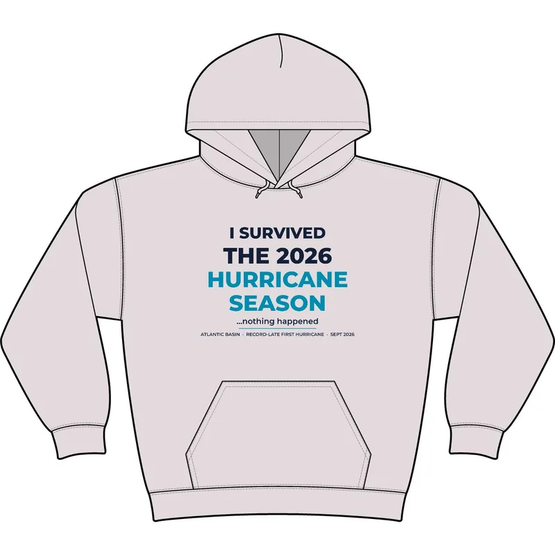 Unisex Nantucket Hooded Sweatshirt in Salt and Pepper
