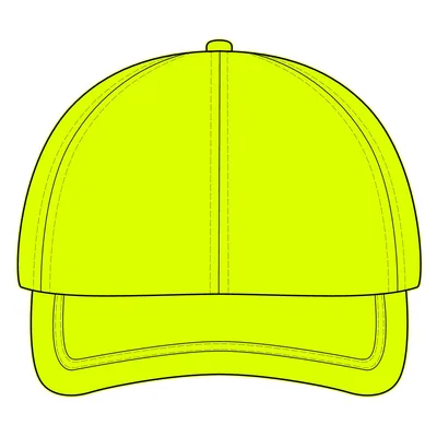 Enhanced Visibility Cap in Safety  Yellow