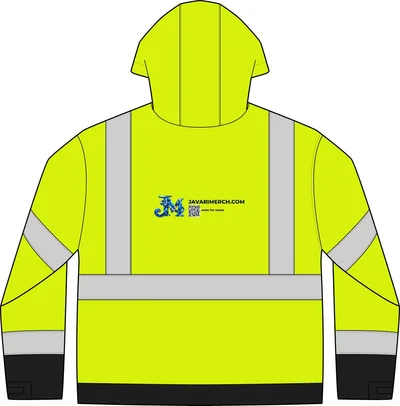 ANSI 107 Class 3 Waterproof Insulated Ripstop Bomber Jacket in Safety Yellow