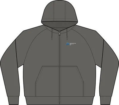 Performance Colorblock Full-Zip Hoodie in Magnet/ Realtree Edge