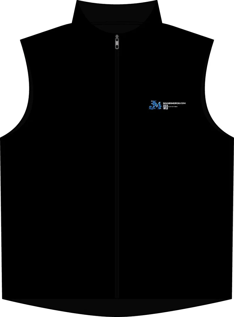 Duck Bonded Soft Shell Vest in Black