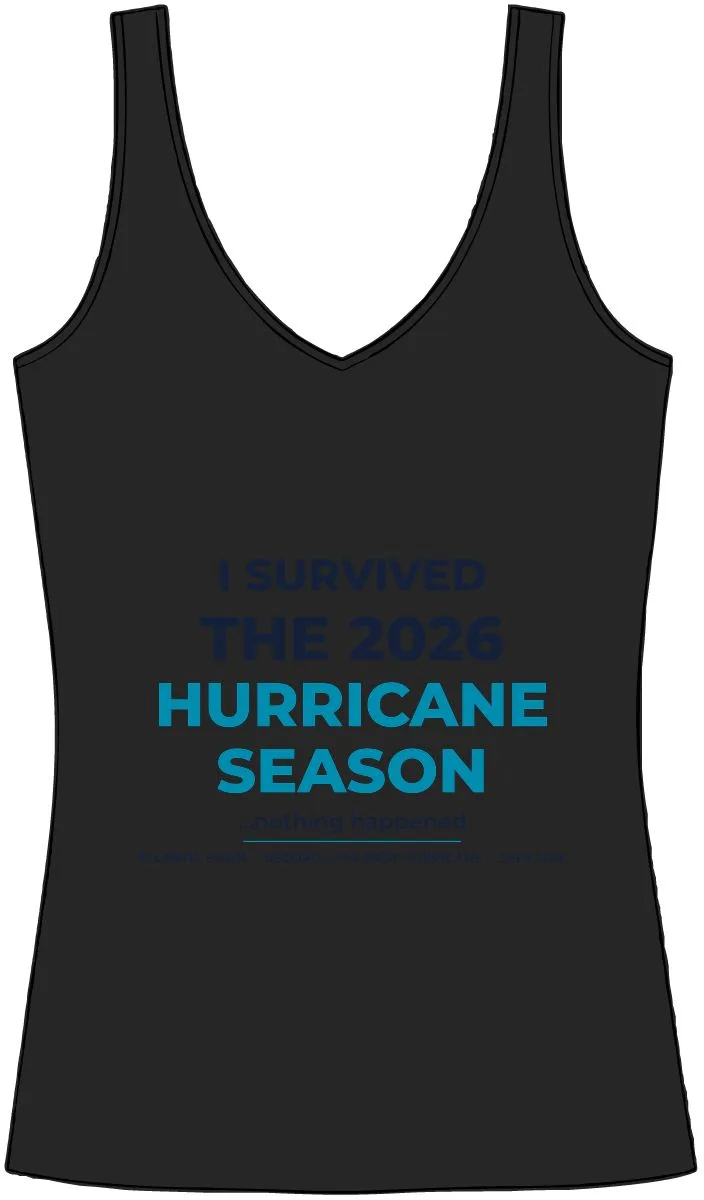Women's Perfect Blend CVC V-Neck Tank in Black