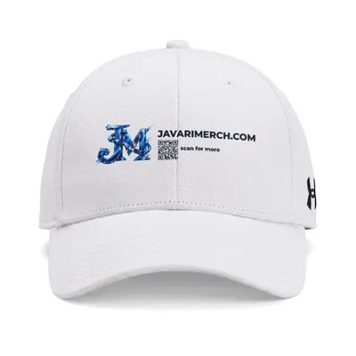 Under Armour® Team Blitzing Cap in White / Black