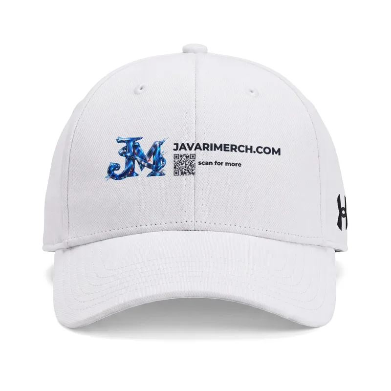 Under Armour® Team Blitzing Cap in White / Black