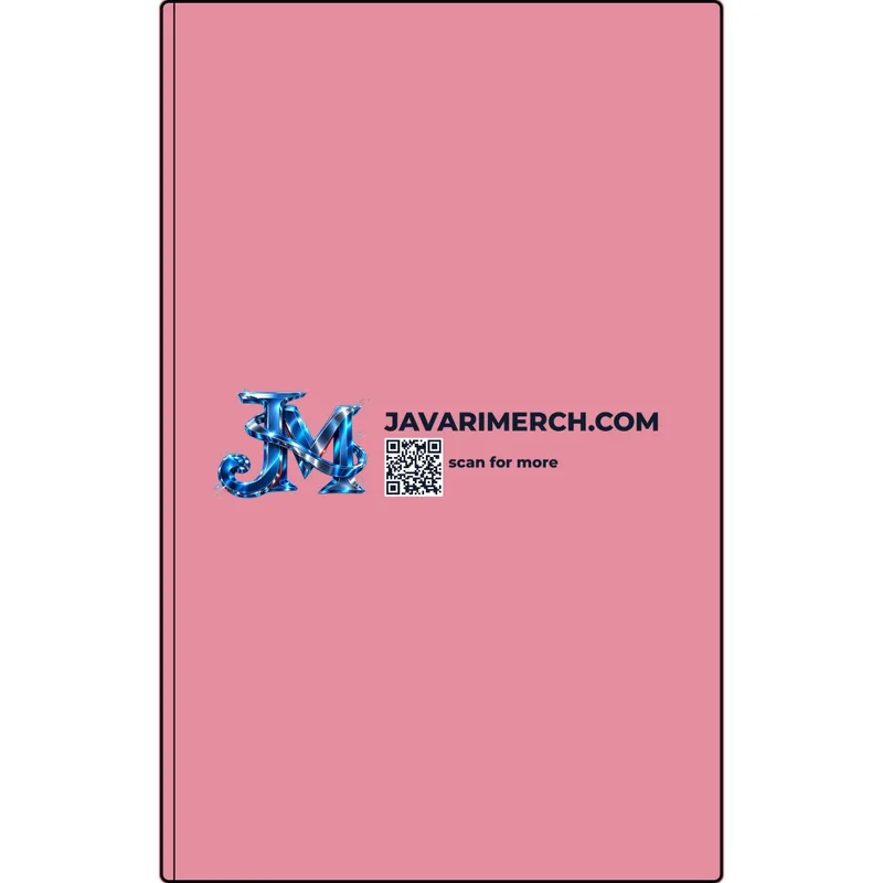 Vegan Leather Journal (Engraving) in Pink / Black