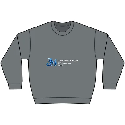 Unisex Elevated Fleece Crewneck Sweatshirt in Granite Heather