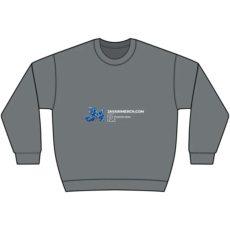 Unisex Elevated Fleece Crewneck Sweatshirt in Granite Heather