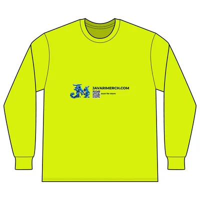 Block Safety L-S Tee in Safety Yellow