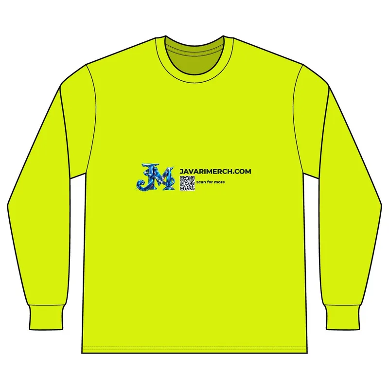 Block Safety L-S Tee in Safety Yellow