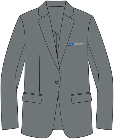 Women's Polyester Outerwear in Storm Grey