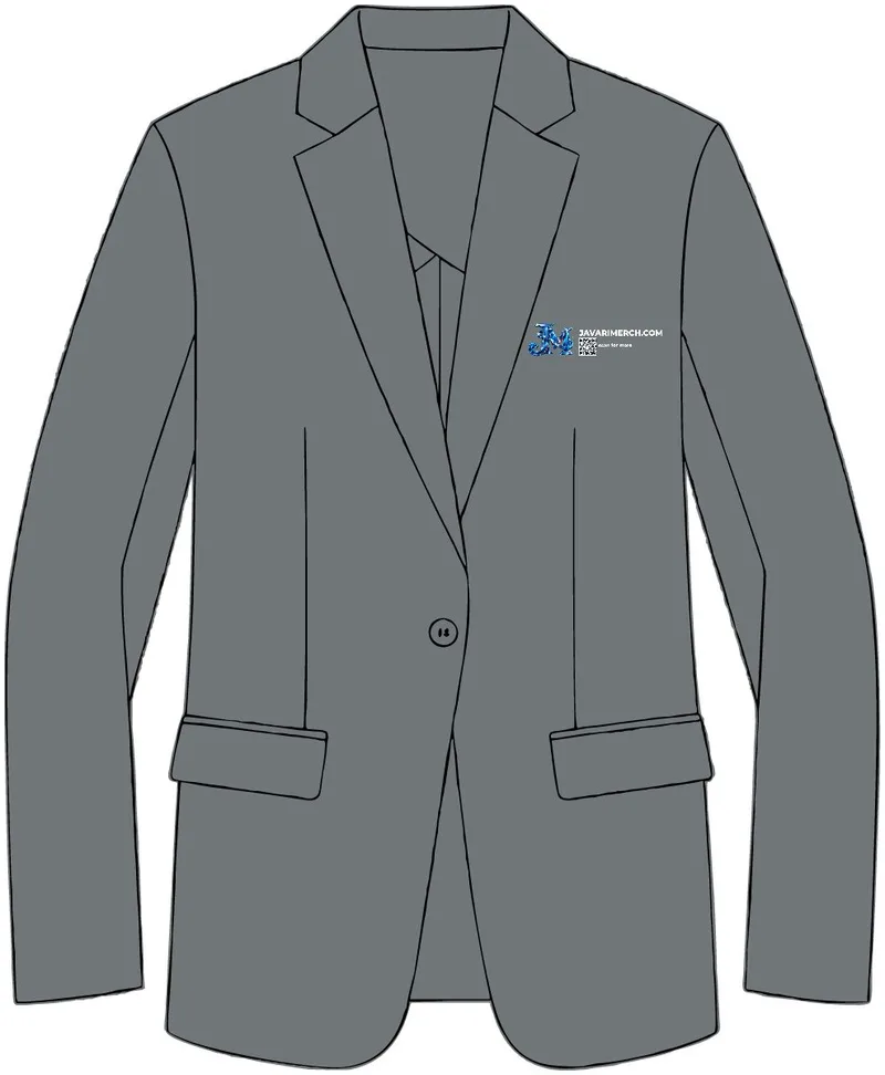 Women's Polyester Outerwear in Storm Grey