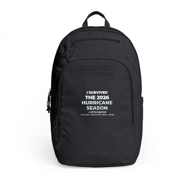 adidas® Defender 5 Backpack (Embroidery) in Black / Black
