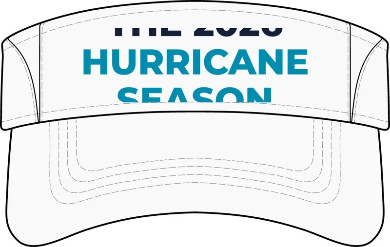 Dry Zone Colorblock Visor in Black/ White