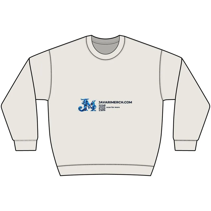 Unisex Legend Premium Heavyweight Cross-Grain Crewneck Sweatshirt in Bone