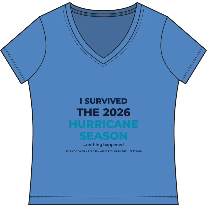 Women's Re-Tee V-Neck in Blue Heather