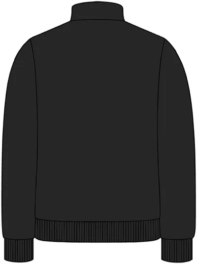 Soft Shell Bomber Jacket in Black