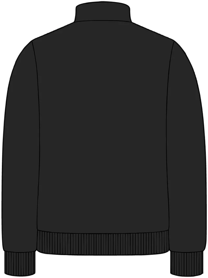 Soft Shell Bomber Jacket in Black