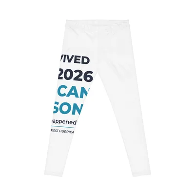 Women's Casual Leggings (AOP) in Seam thread color automatically matched to design