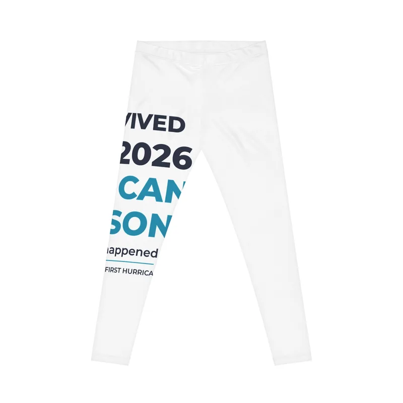 Women's Casual Leggings (AOP) in Seam thread color automatically matched to design