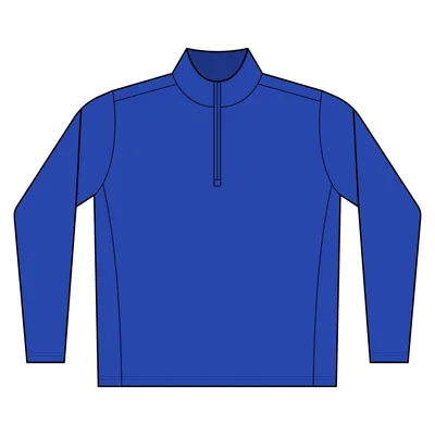 Women's Sport-Wick Textured 1/4-Zip Pullover in True Royal