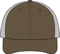 Camo Snapback Trucker Cap — Mossy Oak DNA/ Khaki · One size