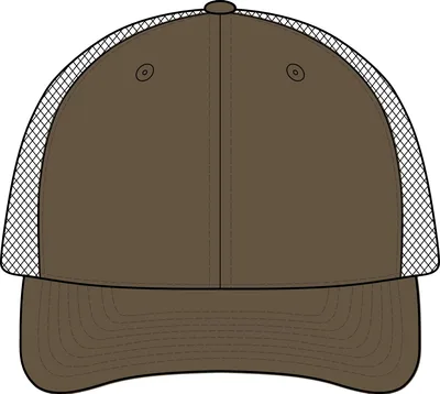 Camo Snapback Trucker Cap in Mossy Oak DNA/ Khaki