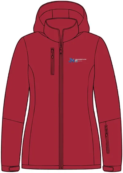 Women's Vortex Waterproof 3-in-1 Jacket in Rich Red/ Black