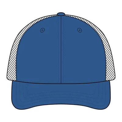 Low Pro Trucker in Royal/ White