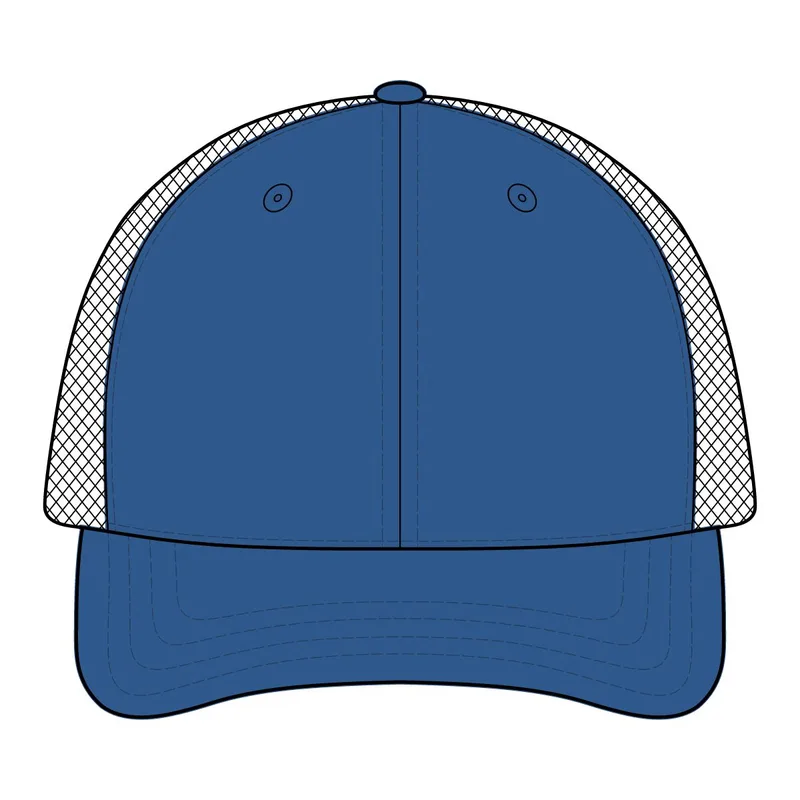Low Pro Trucker in Royal/ White
