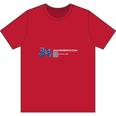 Men's Polyester T-Shirt in Red