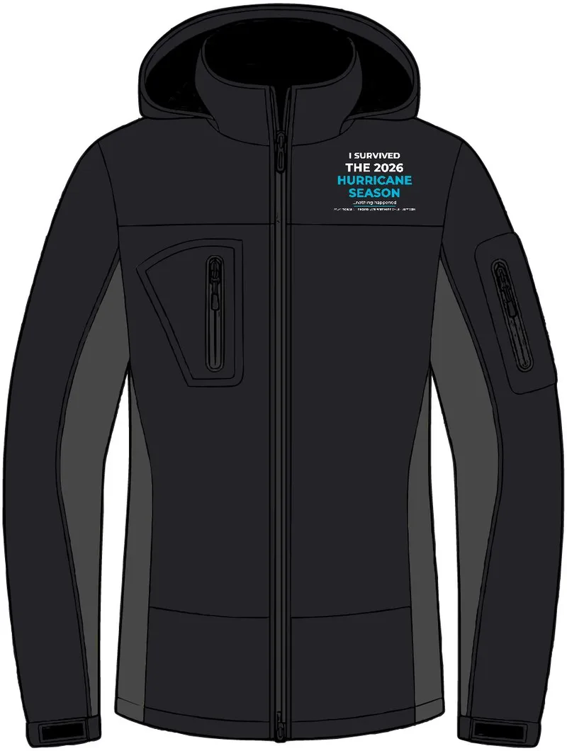 Waterproof Soft Shell Jacket in Black/ Graphite
