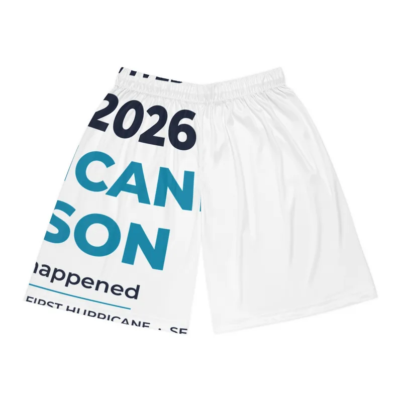 Basketball Shorts (AOP) in Seam thread color automatically matched to design