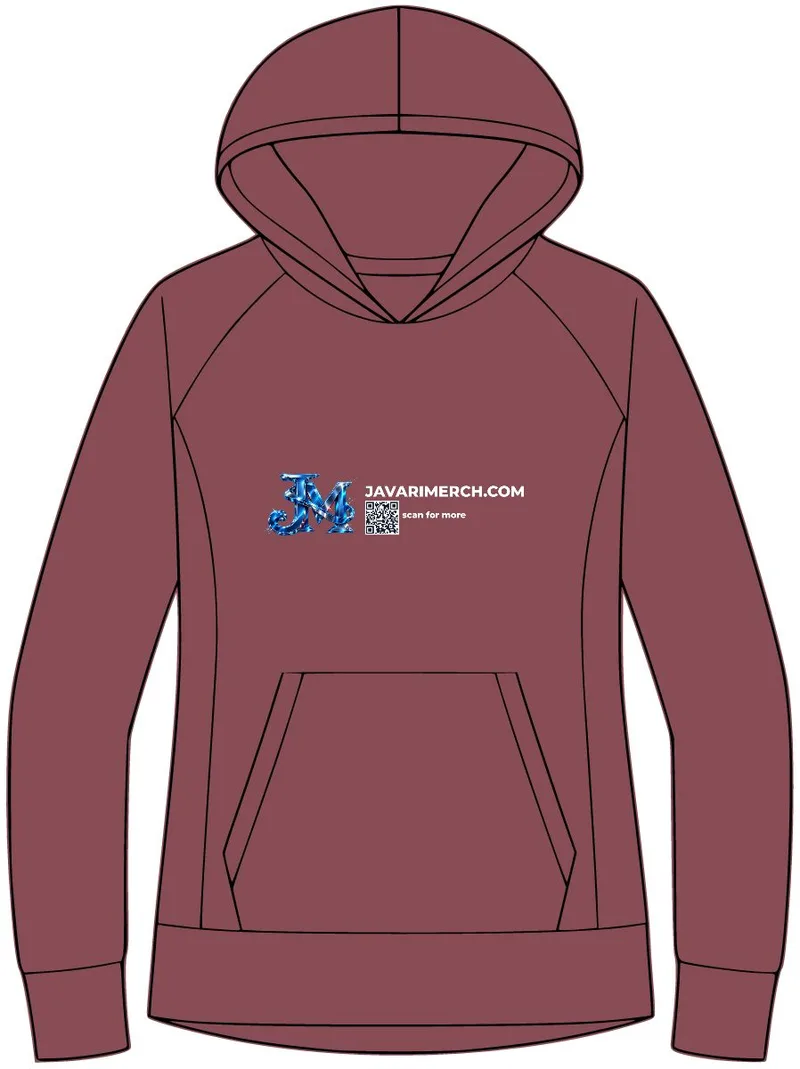Women's Re-Fleece Hoodie in Maroon Heather