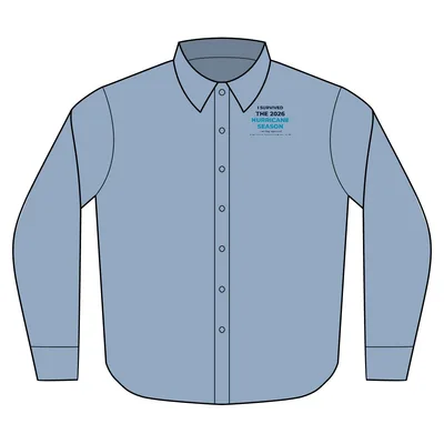 Long Sleeve Modern Oxford Shirt in Cobalt