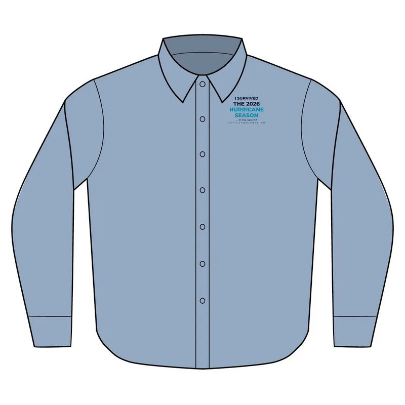 Long Sleeve Modern Oxford Shirt in Cobalt