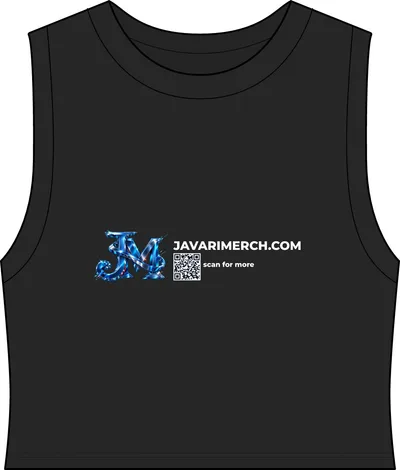 Women's Crop Tank in Black