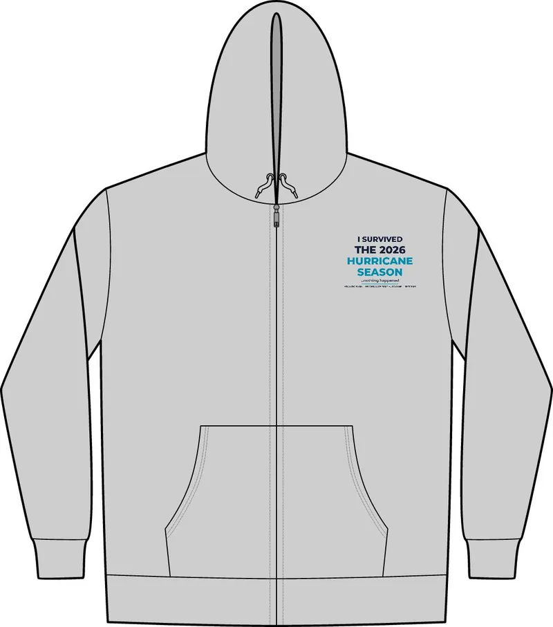 Tall Essential Fleece Full-Zip Hooded Sweatshirt in Ash