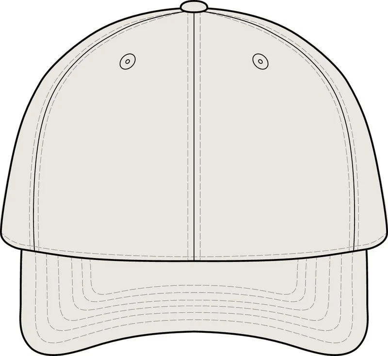 Icon Nylon Cap in Bone
